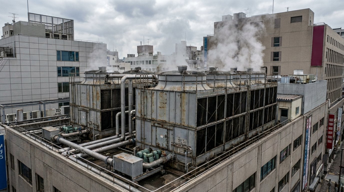 公共與商用冷卻水塔應用示意